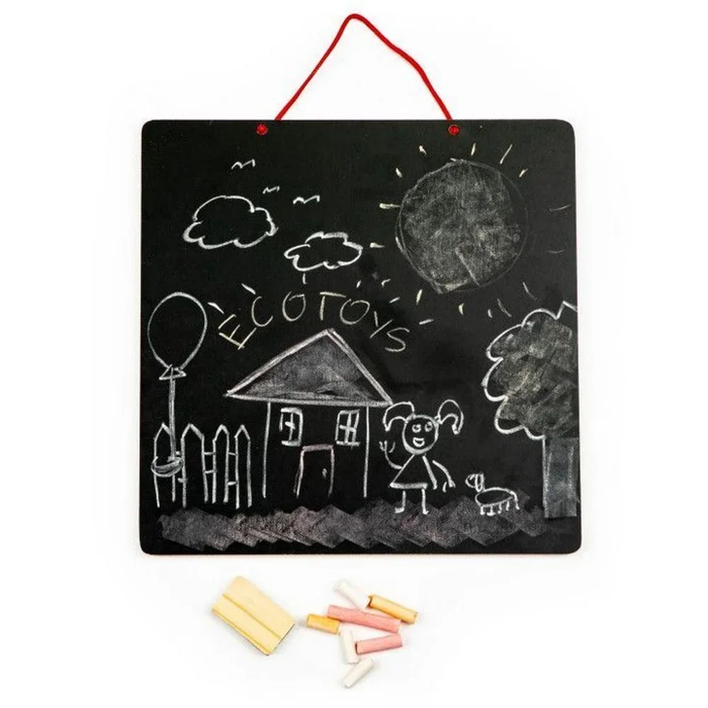 Tabla educationala 3 in 1 cu litere magnetice - Ecotoys 3 ani+ [4]