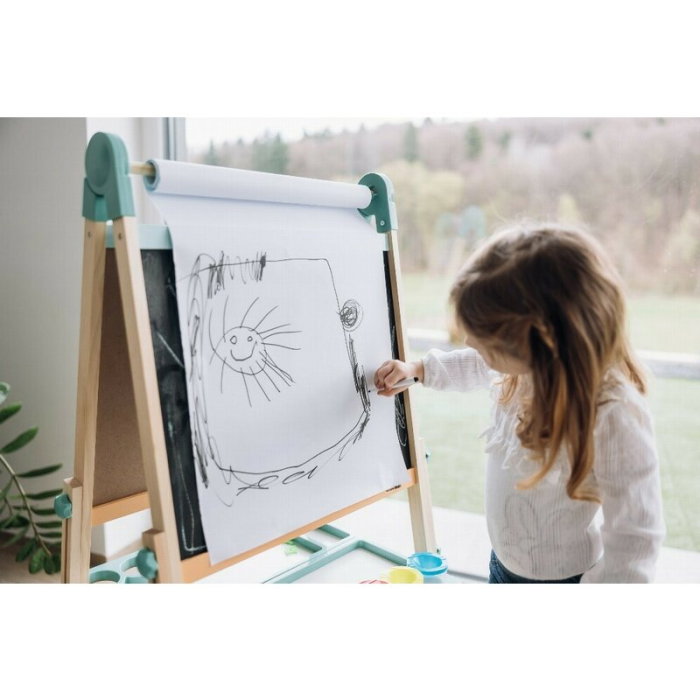 Tablita magnetica, Free2Play, 2 in 1, Cu litere si cifre , Din lemn, 3 ani+ [6]