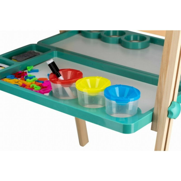 Tablita magnetica, Free2Play, 2 in 1, Cu litere si cifre , Din lemn, 3 ani+ [17]