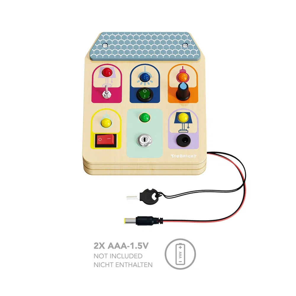Tablita senzoriala - Micutul electrician Topbright 3 ani+ [7]