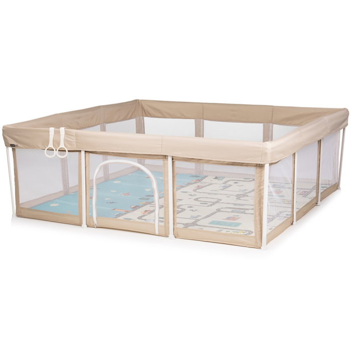 Tarc de joaca Chipolino Easy 180x180 cm beige [2]
