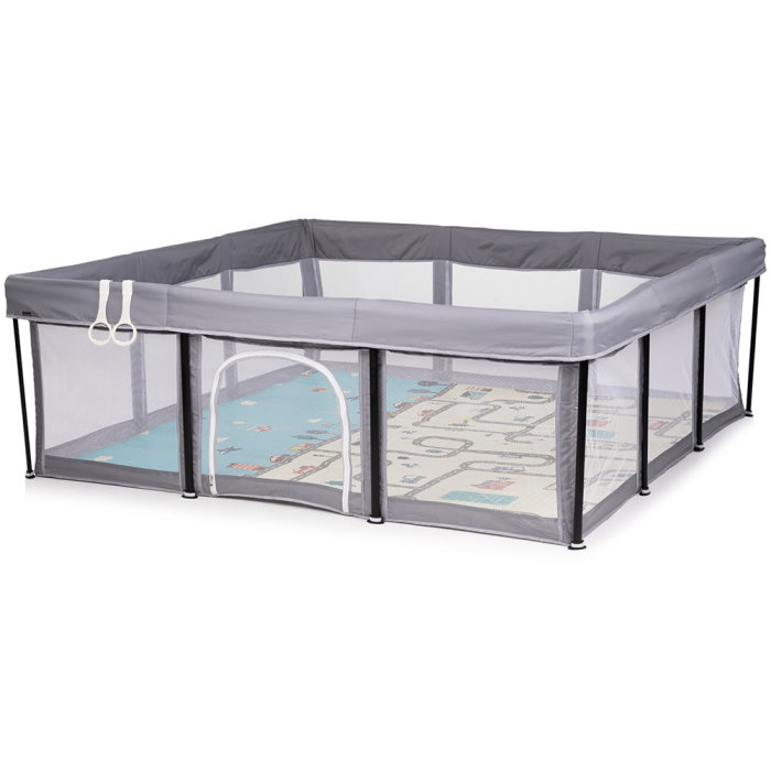 Tarc de joaca Chipolino Easy 180x180 cm grey [2]