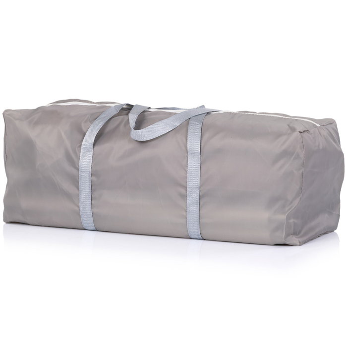Tarc de joaca Chipolino Laguna 180x200x66 cm, Include geanta de transport, Din plasa, Intrare laterala cu fermoar, 1-5 ani, Beige [3]