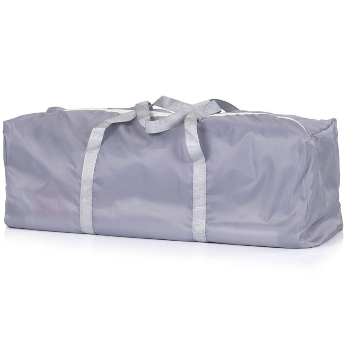 Tarc de joaca Chipolino Laguna 180x200x66 cm, Include geanta de transport, Din plasa, Intrare laterala cu fermoar, 1-5 ani, Grey [6]