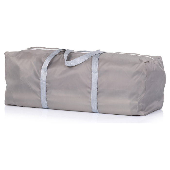 Tarc de joaca Chipolino Laguna 180x200x66 cm, Include geanta de transport, Din plasa, Intrare laterala cu fermoar, 1-5 ani, Beige [3]
