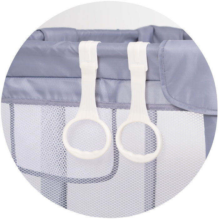 Tarc de joaca Chipolino Lotus 180x120x68 cm, Grey [4]