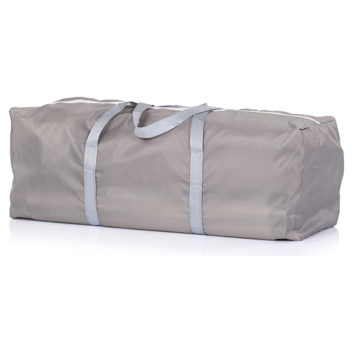 Tarc de joaca Chipolino Sienna 150x150x68 cm, Include geanta de transport, Din plasa, Intrare laterala cu fermoar, 1-5 ani, Beige [3]