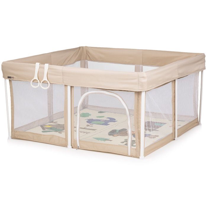 Tarc de joaca Chipolino Vibe 120x120 cm beige [2]