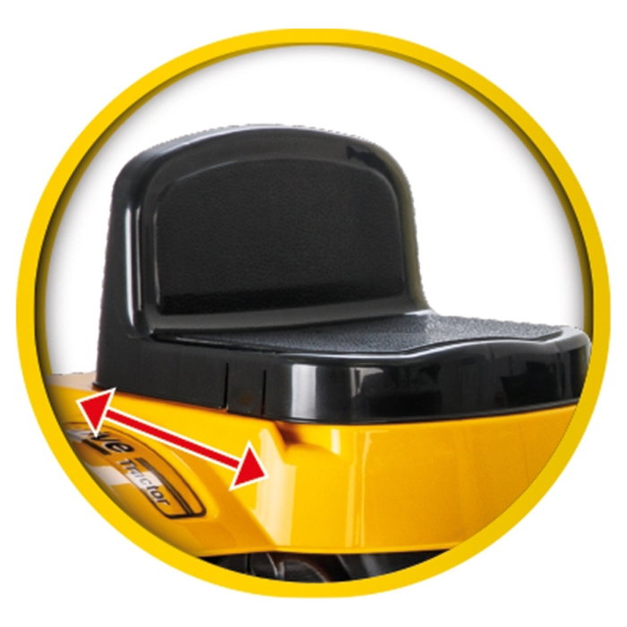 Tractor cu pedale Pilsan Active with Loader 07-315 yellow 3 ani [4]