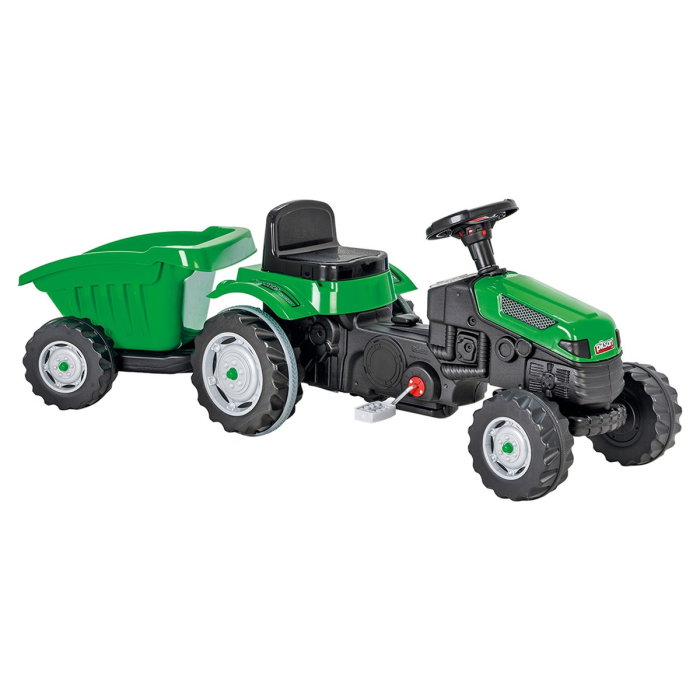 Tractor cu pedale si remorca Pilsan Active Verde 3 ani + [1]