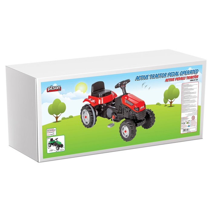 Tractor cu pedale Pilsan Active 07-314 rosu 3 ani + [4]