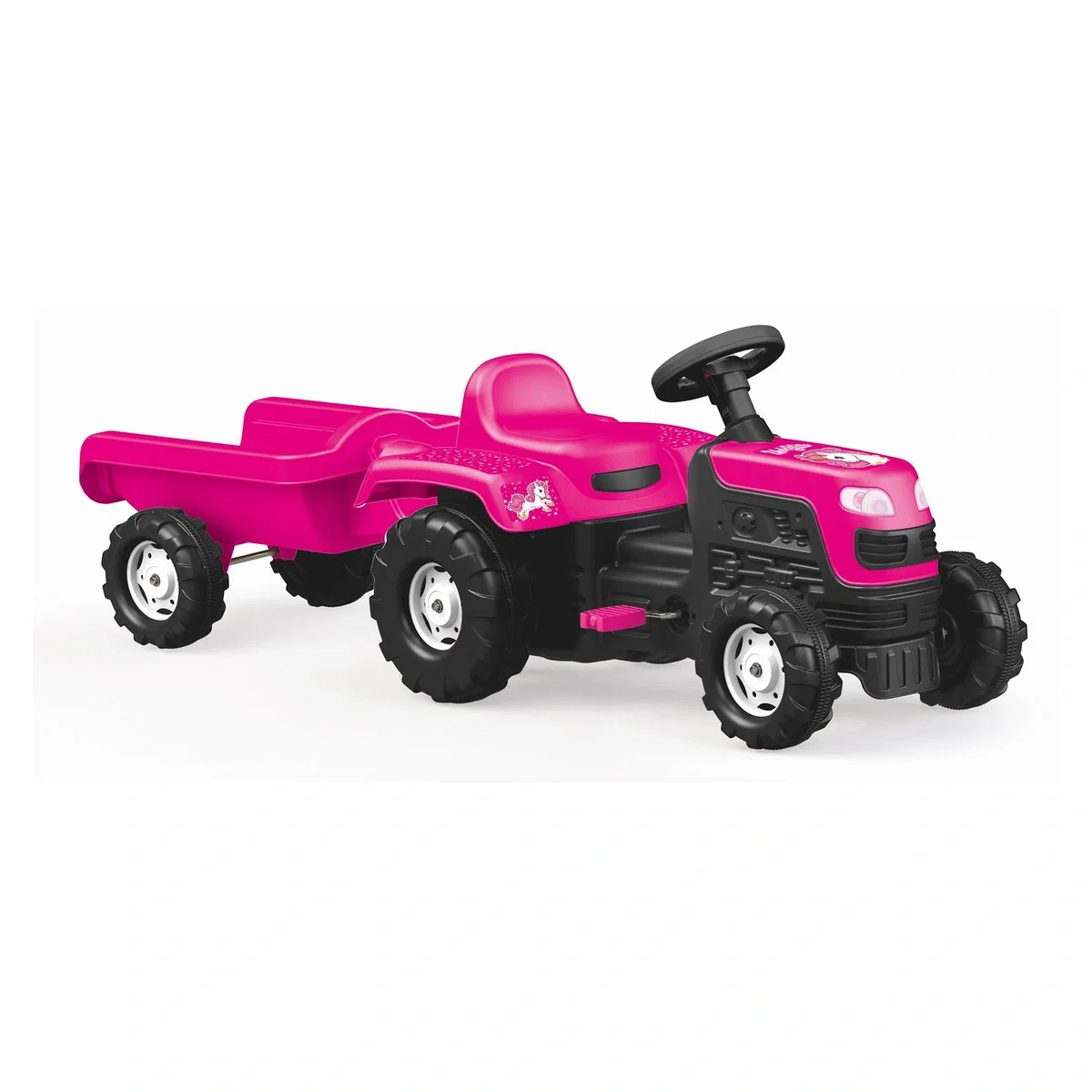 Tractor cu pedale si remorca - Unicorn DOLU 3 ani+ [1]