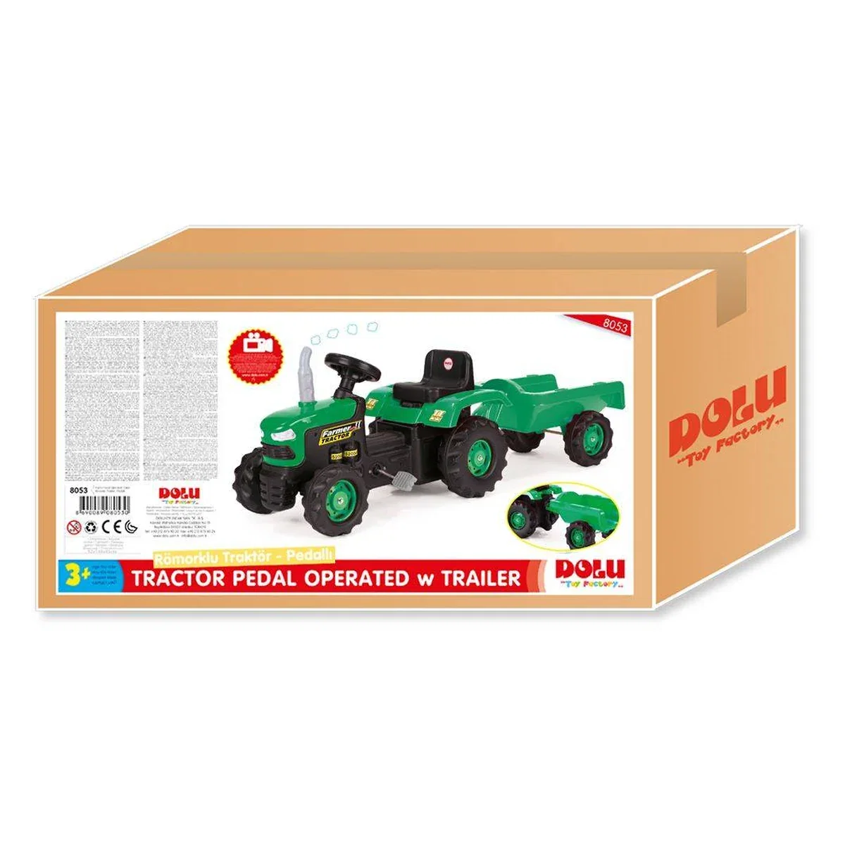 Tractor cu remorca Verde DOLU 3 ani+ [2]