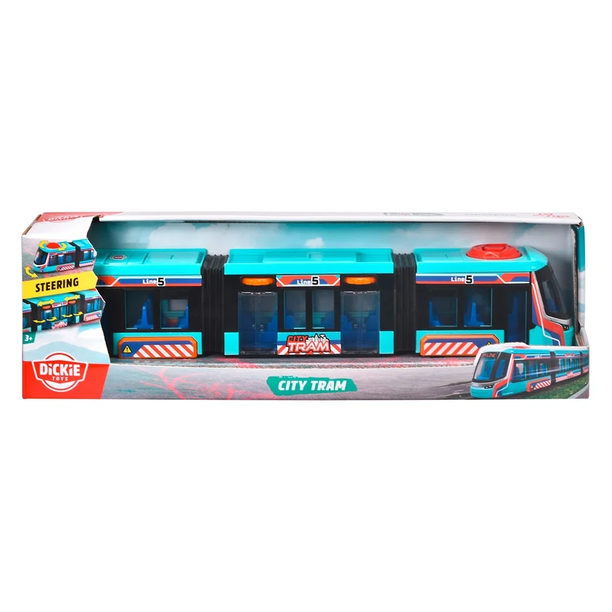Tramvai jucarie Dickie Toys Siemens City Tram 41,5 cm - albastru 3 ani+ [10]