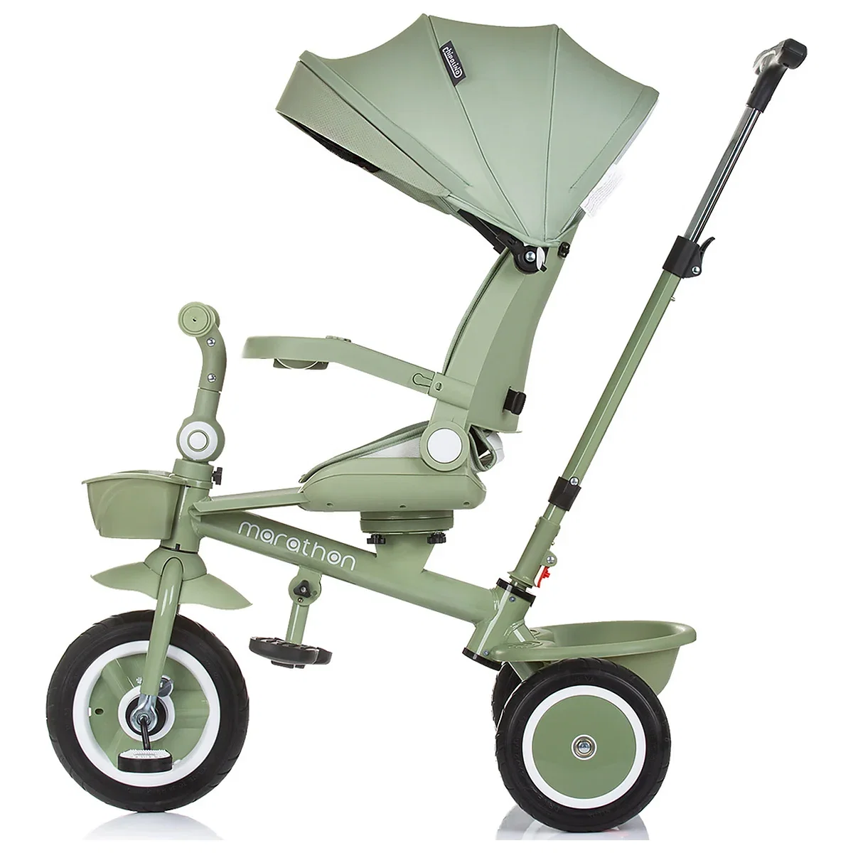 Tricicleta Chipolino Marathon, sezut rotativ, pozitii de inclinare, Pastel green [3]