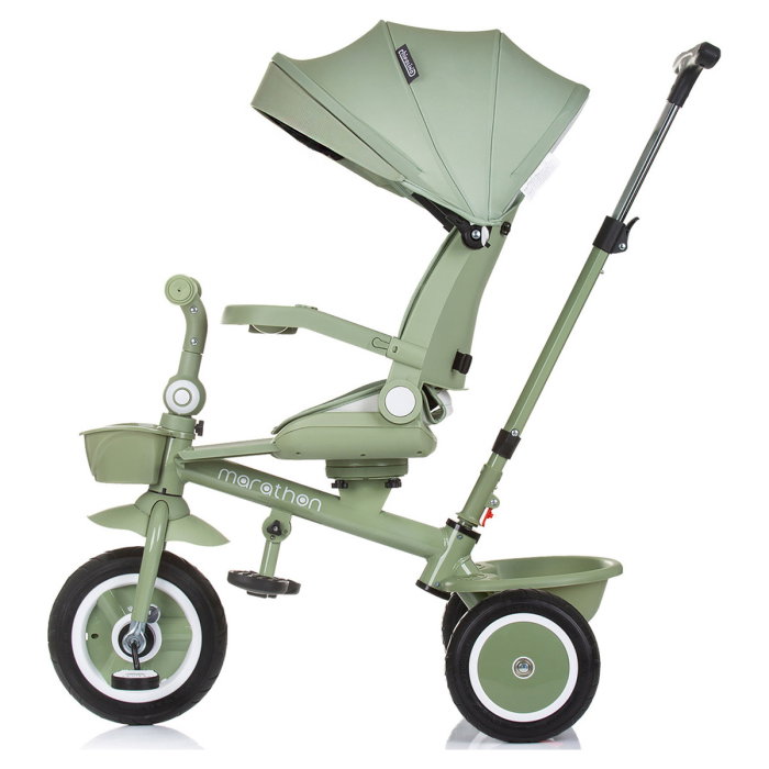 Tricicleta Chipolino Marathon, sezut rotativ, pozitii de inclinare, Pastel green [3]