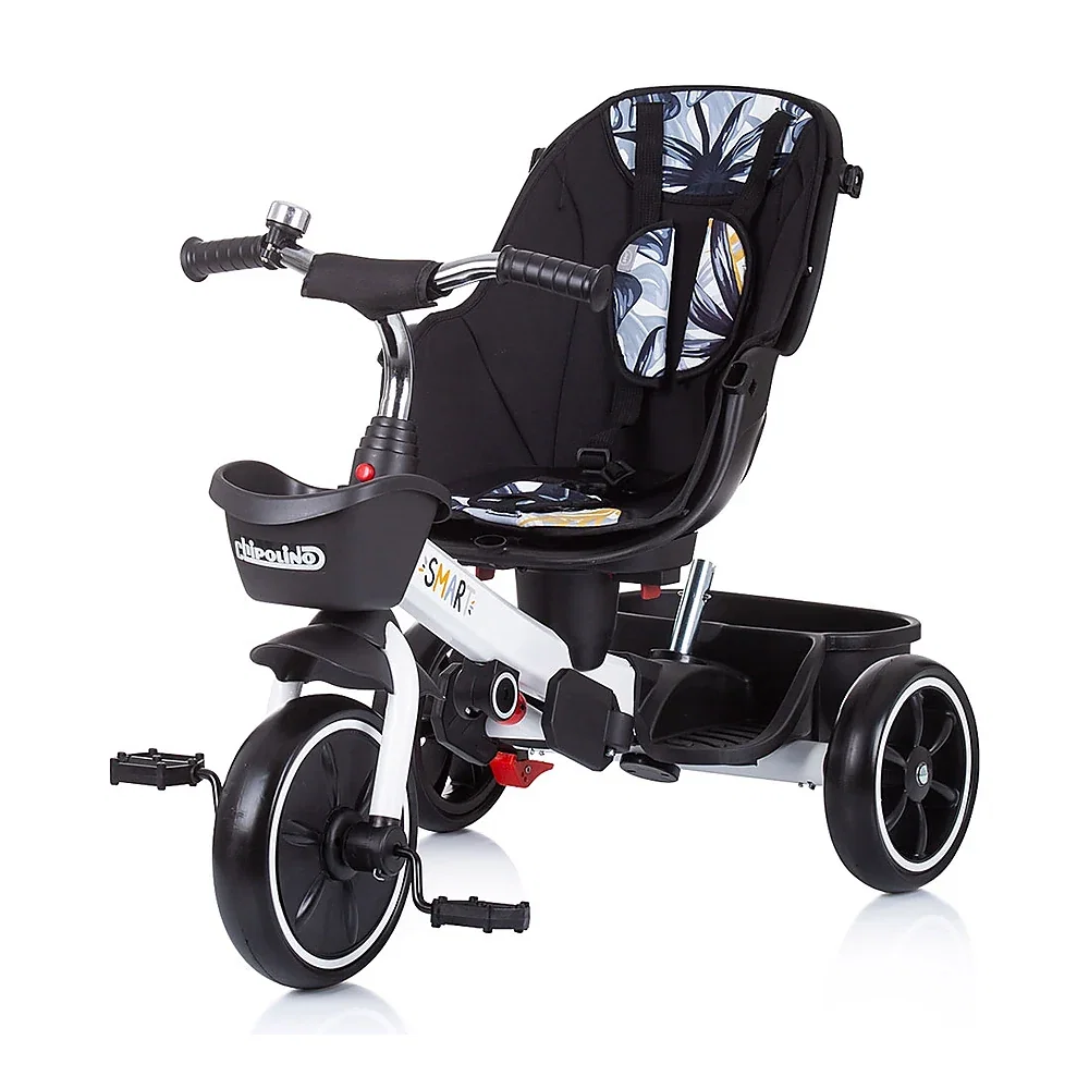 Tricicleta Chipolino Smart cu sezut reversibil, Black white 1 an [4]