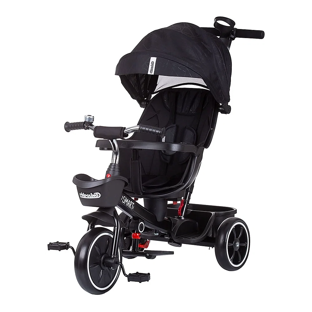 Tricicleta Chipolino Smart cu sezut reversibil, Raven 1 an [1]