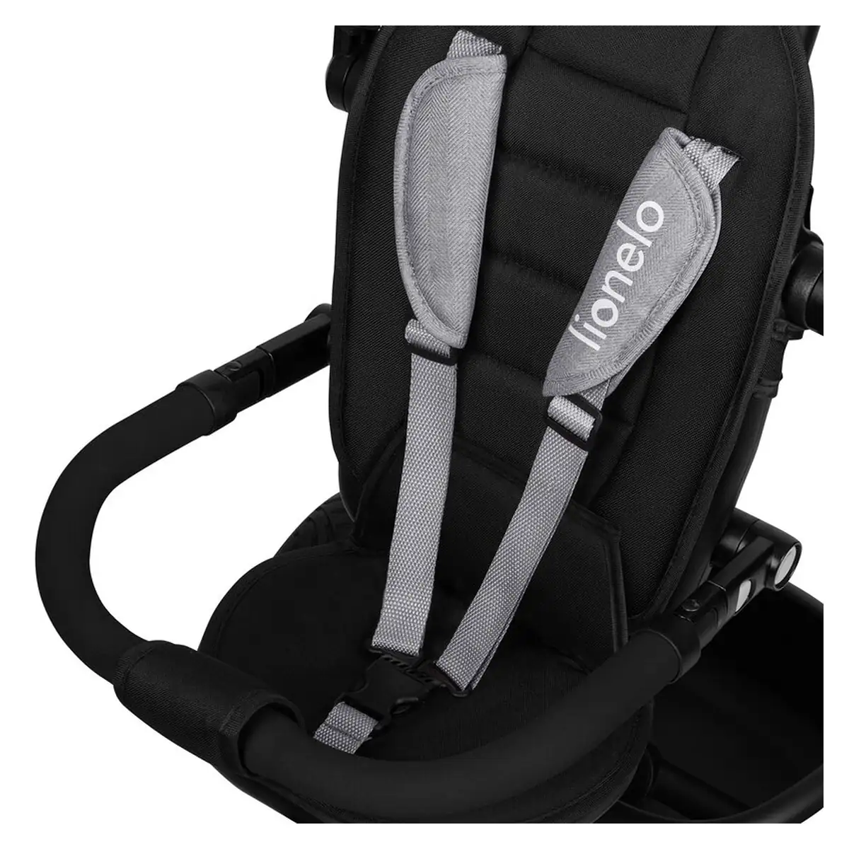 Tricicleta copii, Lionelo, Berry, 2 in 1, Multifunctionala, Scaun reversibil, Rotire 360 grade, Gri 9 luni [7]