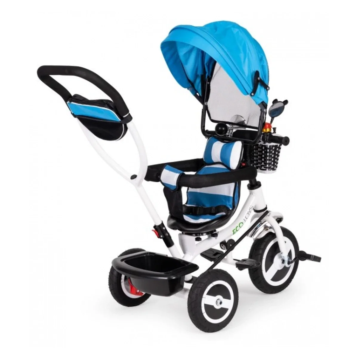 Tricicleta cu sezut rotativ Ecotoys JM-066-9L - Albastru 5 ani [4]