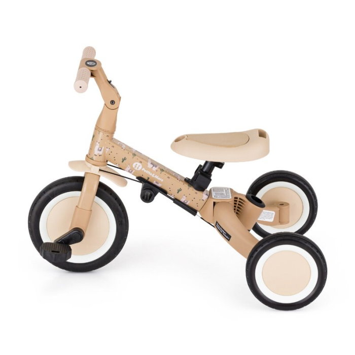 Tricicleta, Petite&Mars, Turbo, Editie limitata, 5 in 1, Multifunctionala, Vehicul de impins, Bicicleta cu/fara pedale, Cu maner de ghidaj, Detasabil, Roti din cauciuc, Pana la 25 kg, 1.5-5 ani, Llama [8]