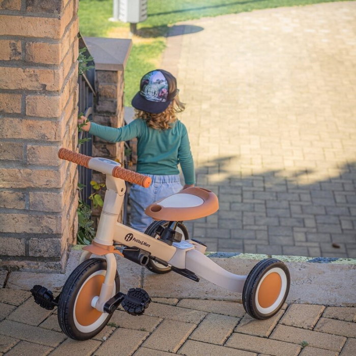 Tricicleta, Petite&Mars, Turbo, Editie limitata, 5 in 1, Multifunctionala, Vehicul de impins, Bicicleta cu/fara pedale, Cu maner de ghidaj, Detasabil, Roti din cauciuc, Pana la 25 kg, 1.5-5 ani, Llama [38]