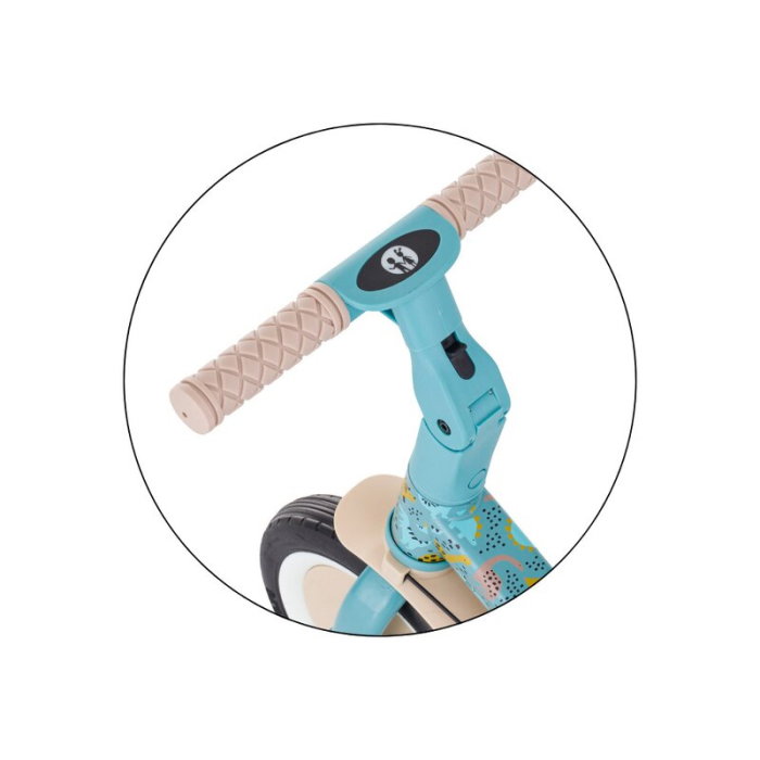 Tricicleta, Petite&Mars, Turbo, Editie limitata, 5 in 1, Multifunctionala, Vehicul de impins, Bicicleta cu/fara pedale, Cu maner de ghidaj, Detasabil, Roti din cauciuc, Pana la 25 kg, 1.5-5 ani, Dino [18]