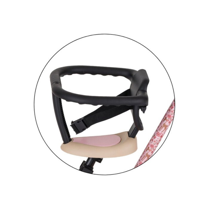 Tricicleta, Petite&Mars, Turbo, Editie limitata, 5 in 1, Multifunctionala, Vehicul de impins, Bicicleta cu/fara pedale, Cu maner de ghidaj, Detasabil, Roti din cauciuc, Pana la 25 kg, 1.5-5 ani, Rosy  [17]