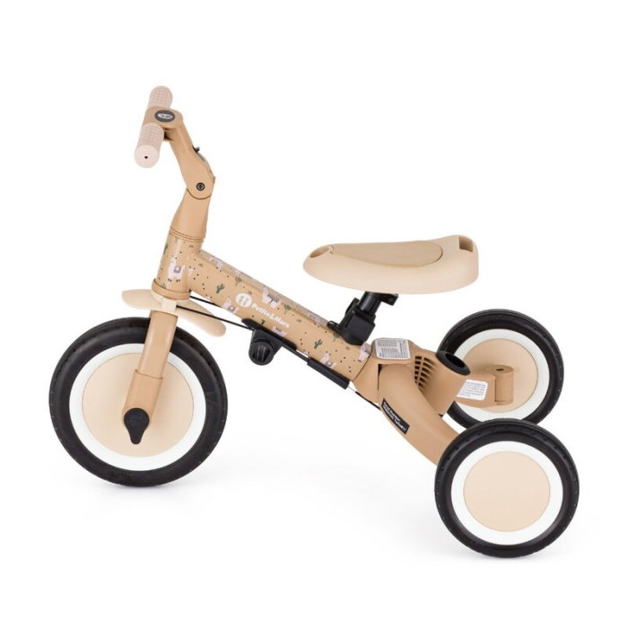 Tricicleta, Petite&Mars, Turbo, Editie limitata, 5 in 1, Multifunctionala, Vehicul de impins, Bicicleta cu/fara pedale, Cu maner de ghidaj, Detasabil, Roti din cauciuc, Pana la 25 kg, 1.5-5 ani, Llama [7]