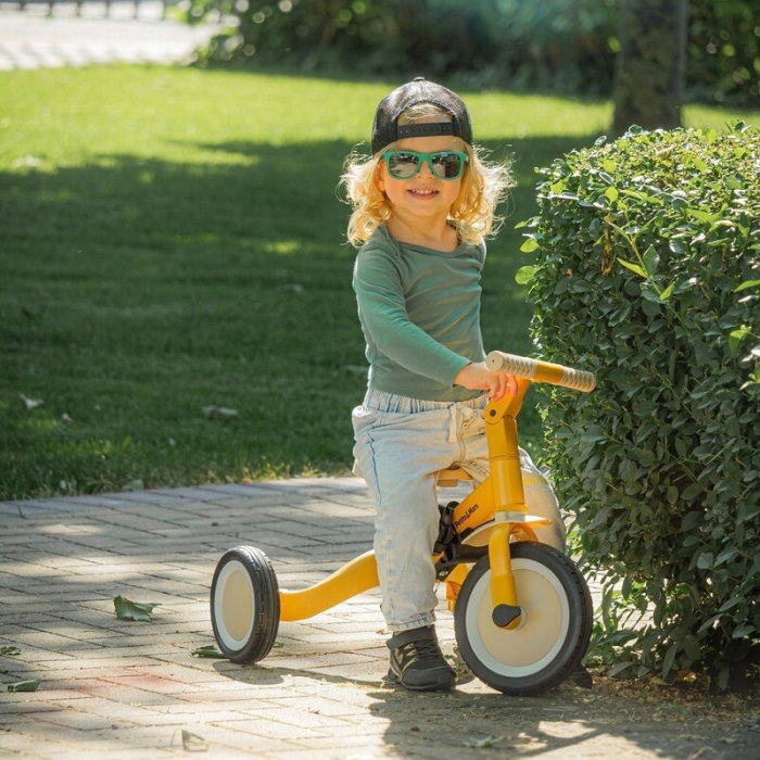 Tricicleta, Petite&Mars, Turbo, Editie limitata, 5 in 1, Multifunctionala, Vehicul de impins, Bicicleta cu/fara pedale, Cu maner de ghidaj, Detasabil, Roti din cauciuc, Pana la 25 kg, 1.5-5 ani, Llama [35]