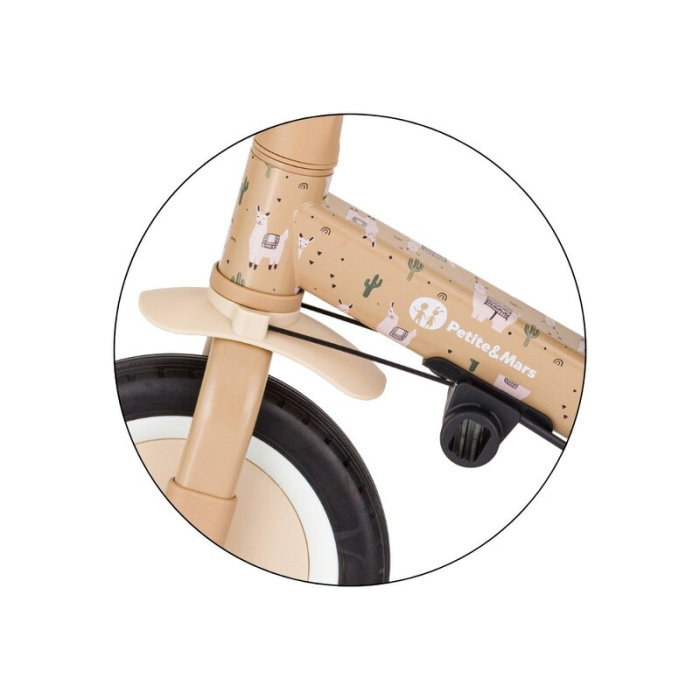 Tricicleta, Petite&Mars, Turbo, Editie limitata, 5 in 1, Multifunctionala, Vehicul de impins, Bicicleta cu/fara pedale, Cu maner de ghidaj, Detasabil, Roti din cauciuc, Pana la 25 kg, 1.5-5 ani, Llama [21]