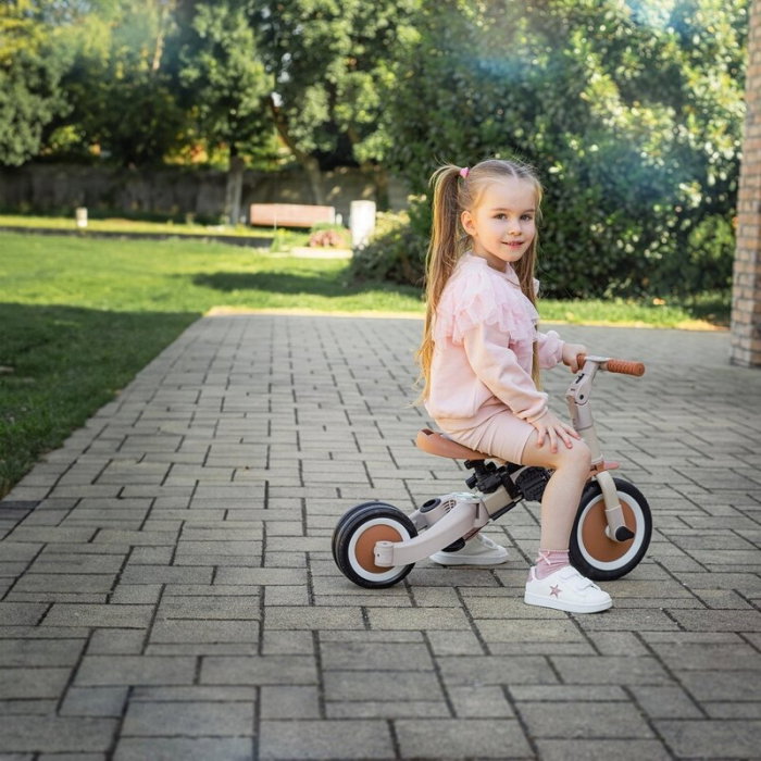 Tricicleta, Petite&Mars, Turbo, Editie limitata, 5 in 1, Multifunctionala, Vehicul de impins, Bicicleta cu/fara pedale, Cu maner de ghidaj, Detasabil, Roti din cauciuc, Pana la 25 kg, 1.5-5 ani, Llama [39]
