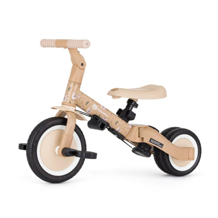 Tricicleta, Petite&Mars, Turbo, Editie limitata, 5 in 1, Multifunctionala, Vehicul de impins, Bicicleta cu/fara pedale, Cu maner de ghidaj, Detasabil, Roti din cauciuc, Pana la 25 kg, 1.5-5 ani, Llama [6]