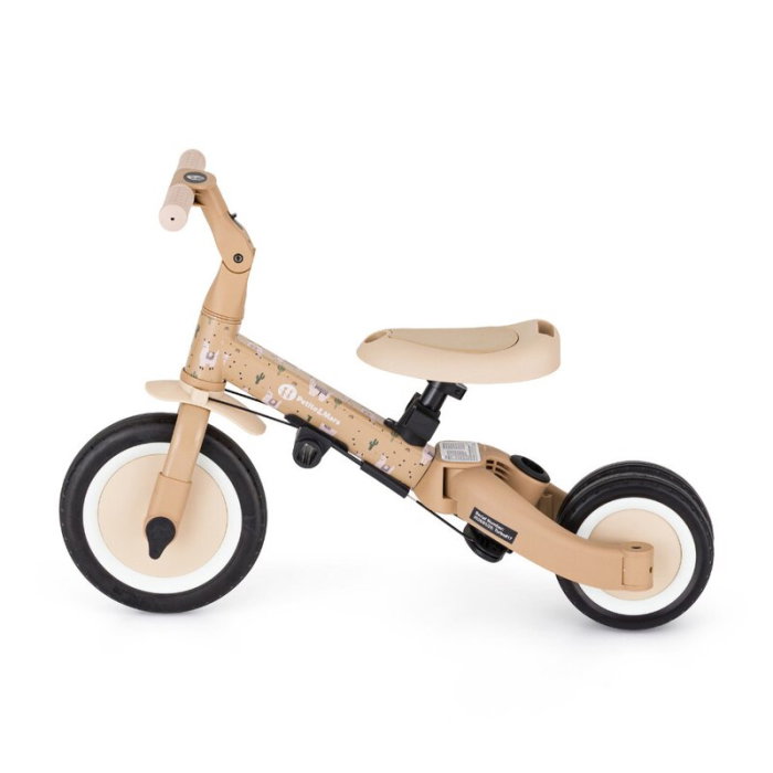 Tricicleta, Petite&Mars, Turbo, Editie limitata, 5 in 1, Multifunctionala, Vehicul de impins, Bicicleta cu/fara pedale, Cu maner de ghidaj, Detasabil, Roti din cauciuc, Pana la 25 kg, 1.5-5 ani, Llama [9]