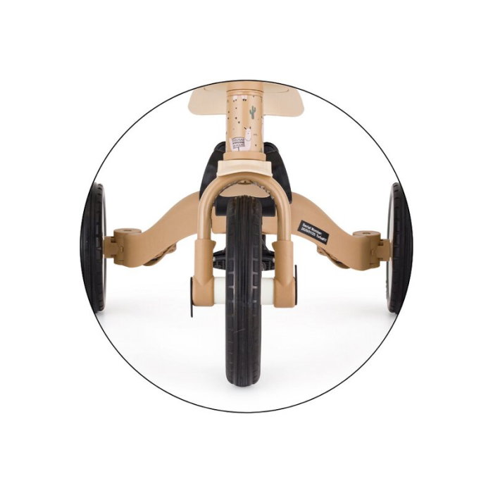 Tricicleta, Petite&Mars, Turbo, Editie limitata, 5 in 1, Multifunctionala, Vehicul de impins, Bicicleta cu/fara pedale, Cu maner de ghidaj, Detasabil, Roti din cauciuc, Pana la 25 kg, 1.5-5 ani, Llama [18]