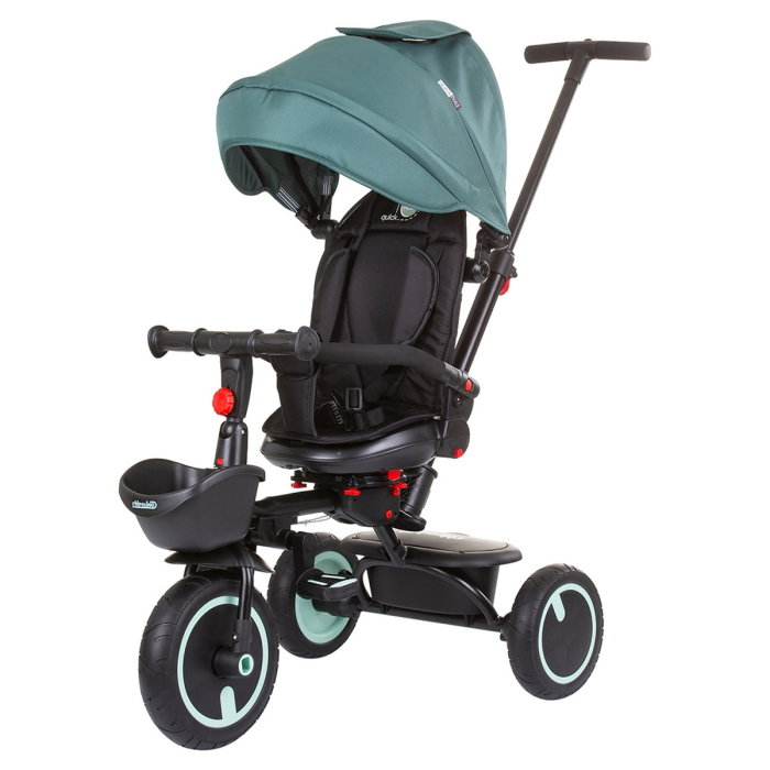 Tricicleta pliabila Chipolino Quick Fold cu sezut reversibil, Aloe 5 ani [1]