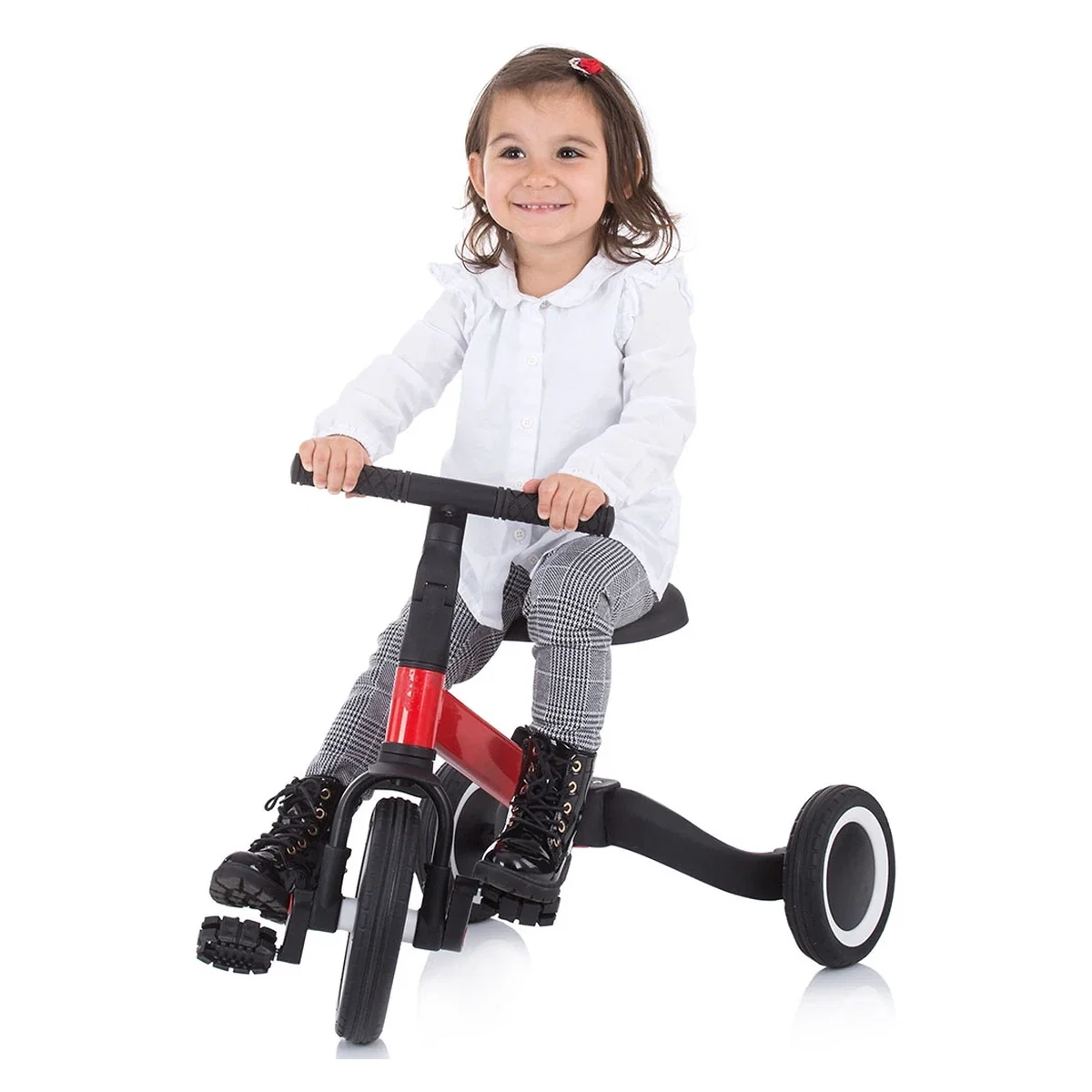 Tricicleta si bicicleta Chipolino Smarty 2 in 1 red 1 an [7]