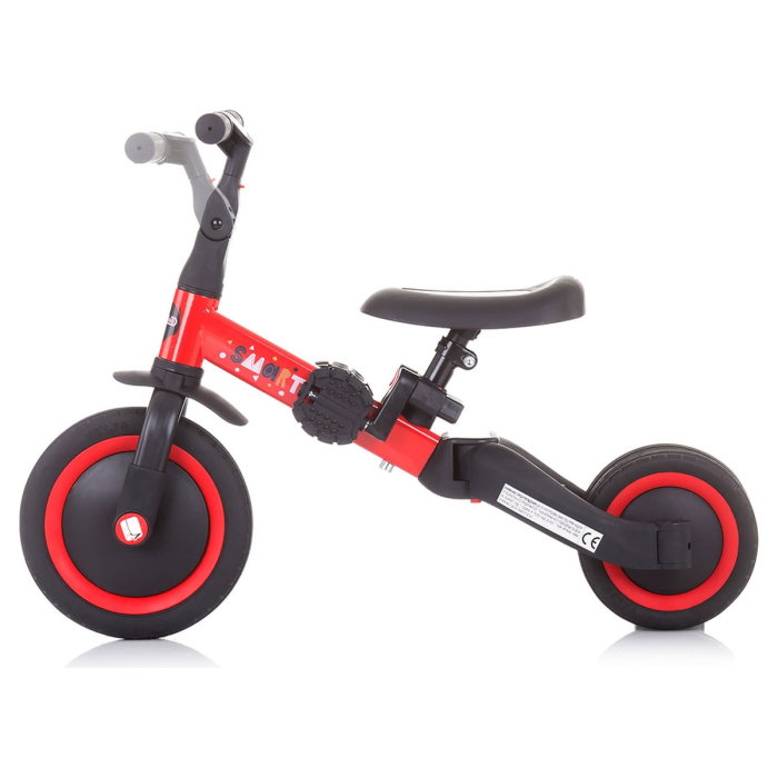 Tricicleta si bicicleta Chipolino Smarty 2 in 1 red 1 an [4]