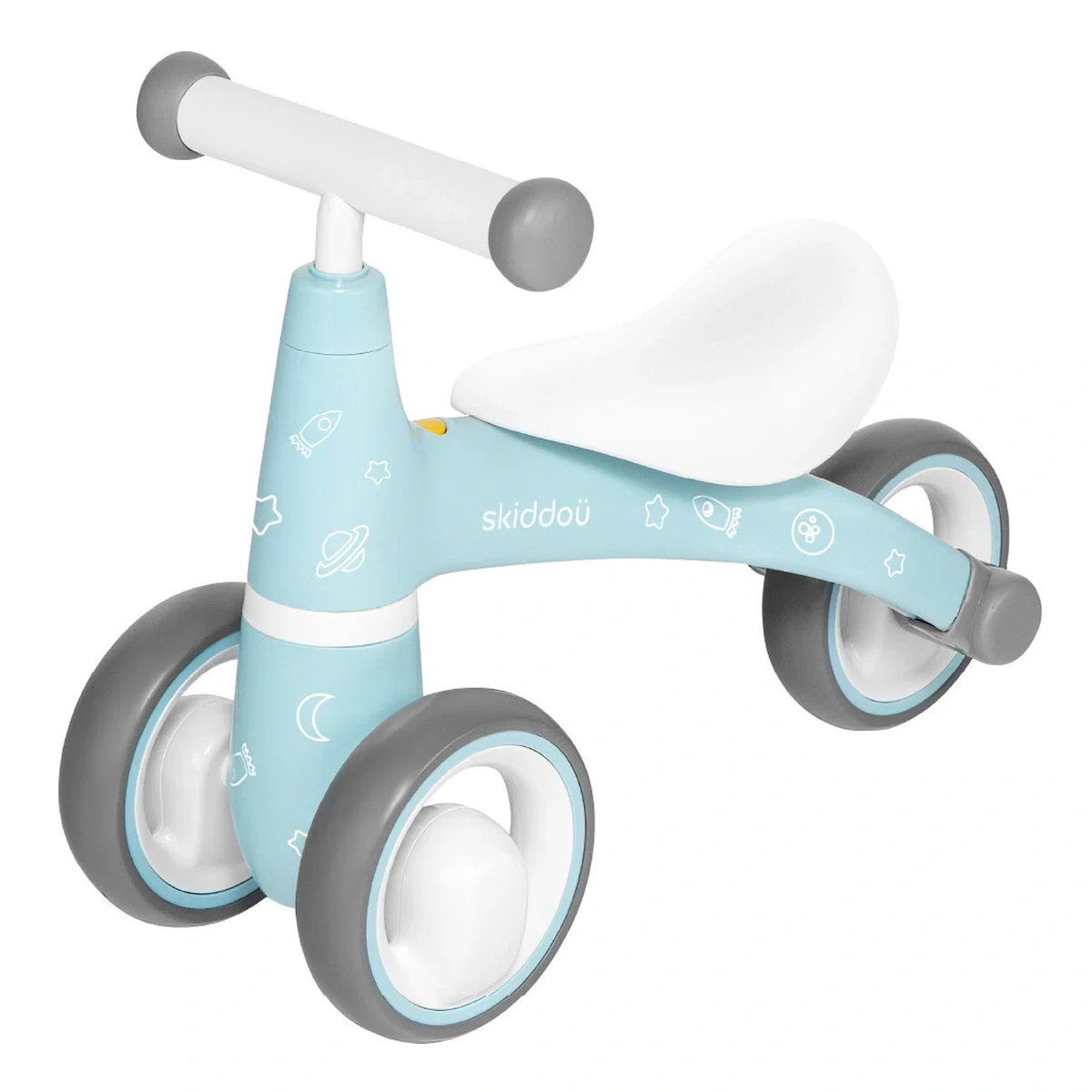 Tricicleta Skiddou Berit Ride-On, Sky High, Bleu 1 an [1]