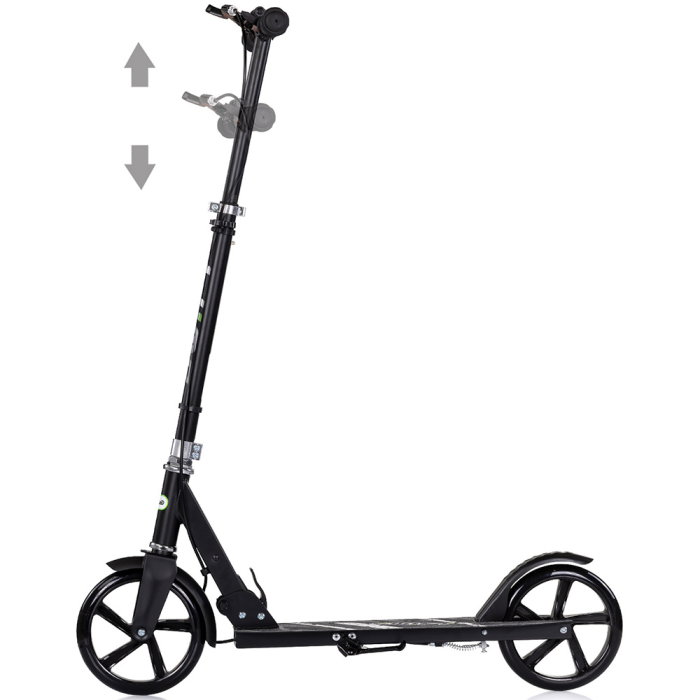 Trotineta Chipolino Swift, de la 8 ani, pana la 100 kg, frana de mana pe ghidon, pliere compacta, Negru [3]