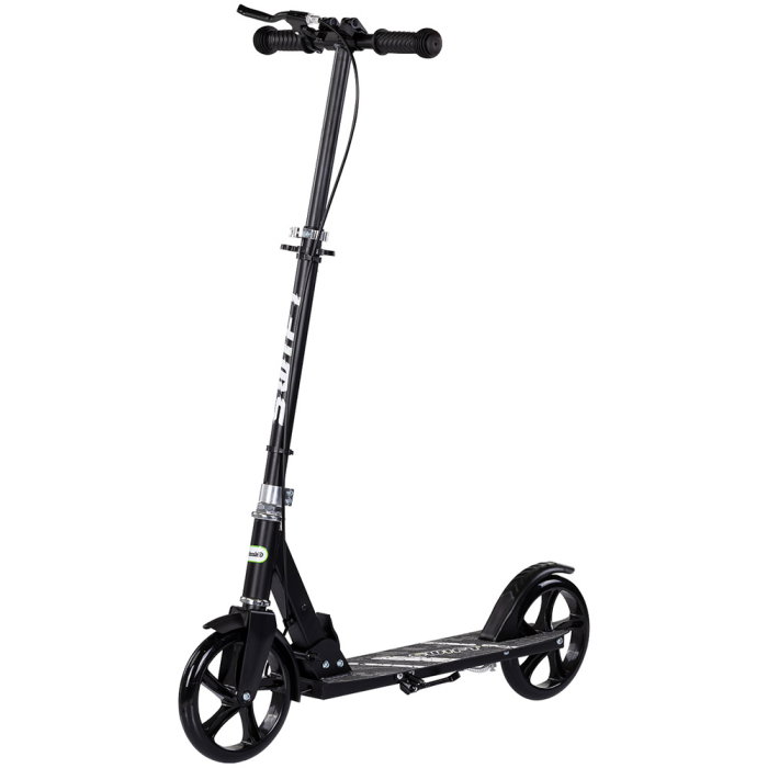 Trotineta Chipolino Swift, de la 8 ani, pana la 100 kg, frana de mana pe ghidon, pliere compacta, Negru [1]