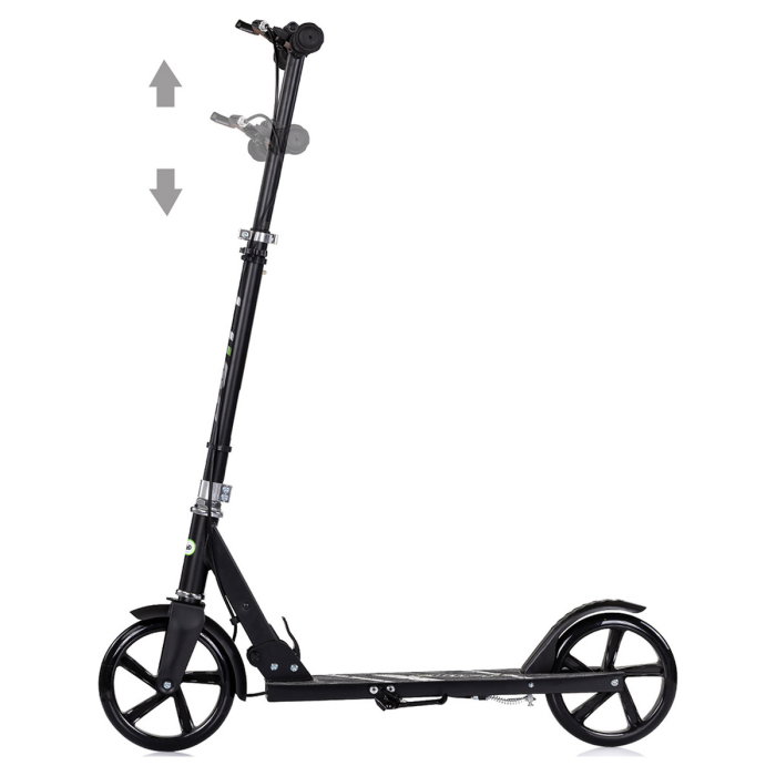 Trotineta Chipolino Swift, de la 8 ani, pana la 100 kg, frana de mana pe ghidon, pliere compacta, Negru [3]