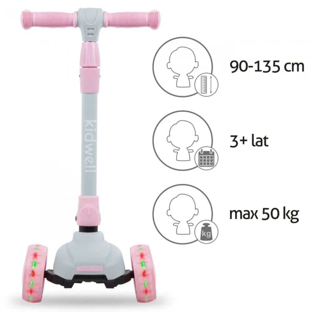 Trotineta Kidwell JAX - Gray Pink 3 ani+ [6]