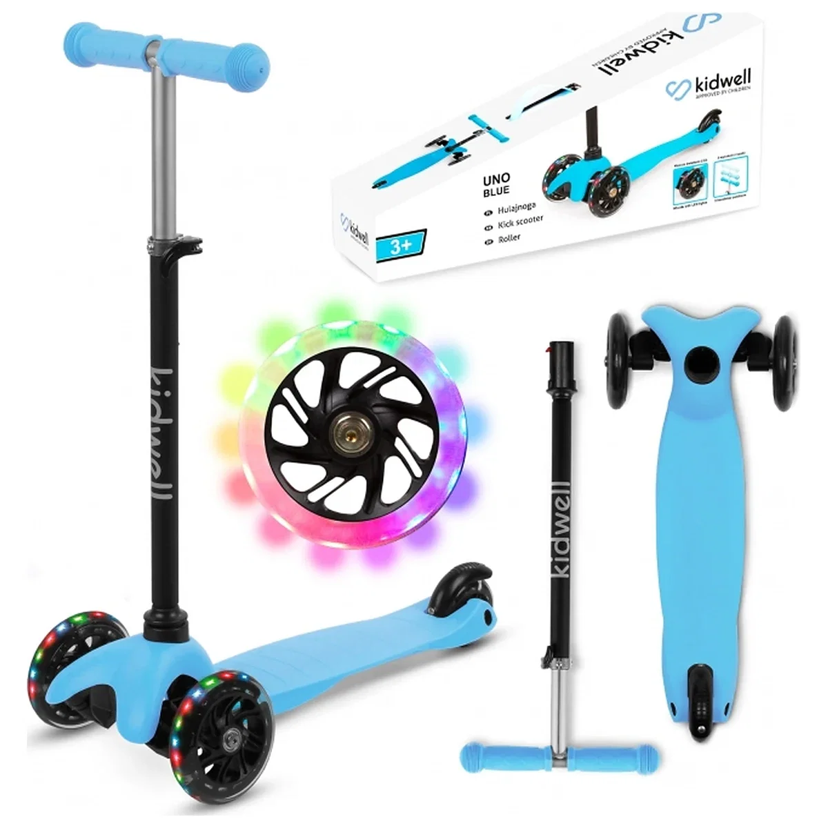 Trotineta Kidwell UNO - Blue 3 ani+ [2]