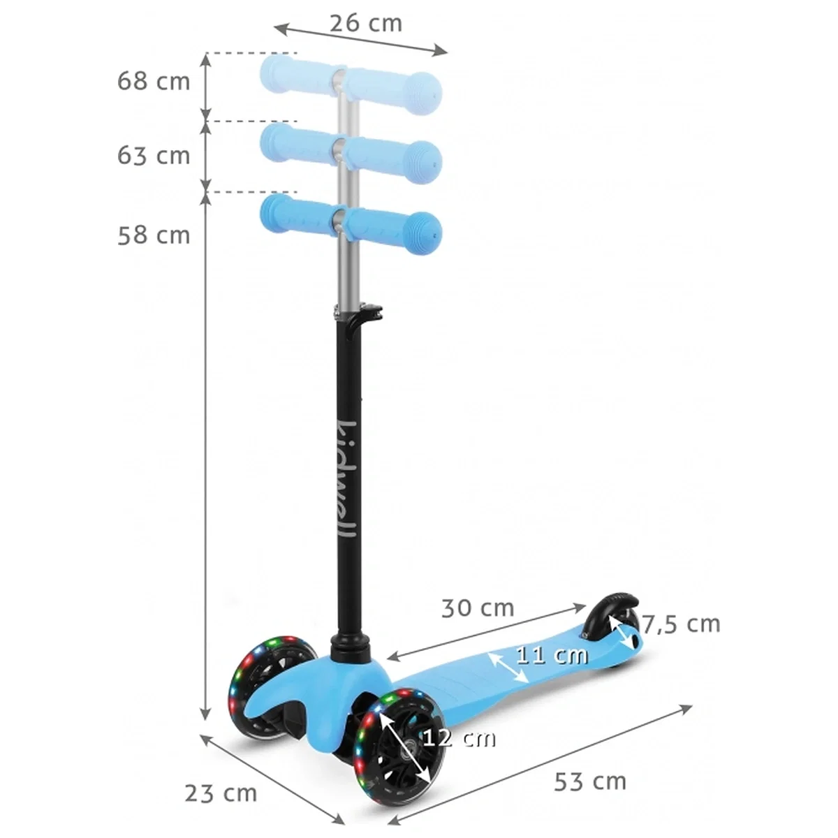 Trotineta Kidwell UNO - Blue 3 ani+ [10]