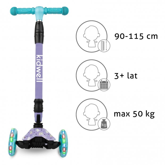 Trotineta Kidwell VENTO - Kitty 3 ani+ [5]