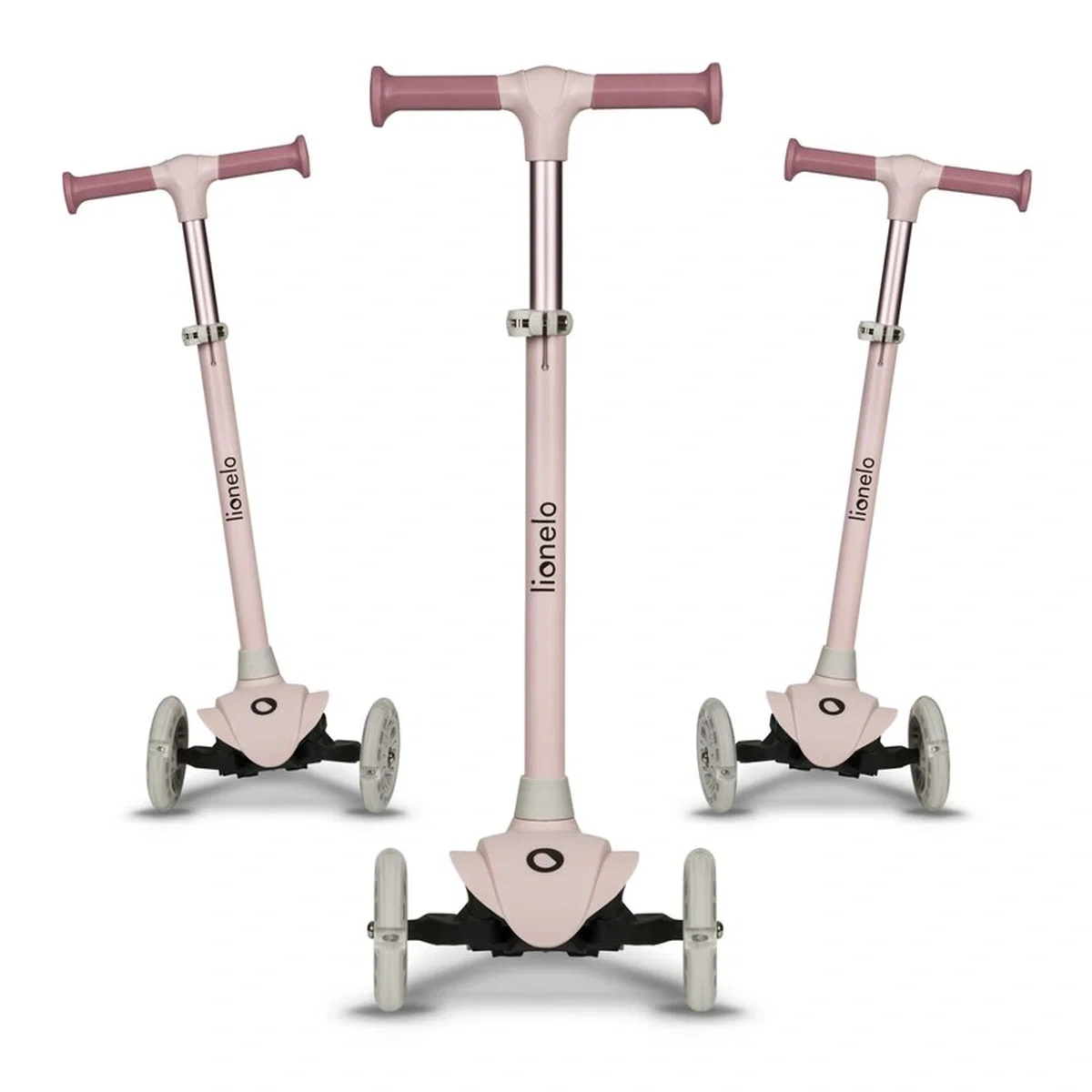 Trotineta, Lionelo, Jessy, Pana la 50 Kg, lumini LED, 3 ani+, Roz [5]