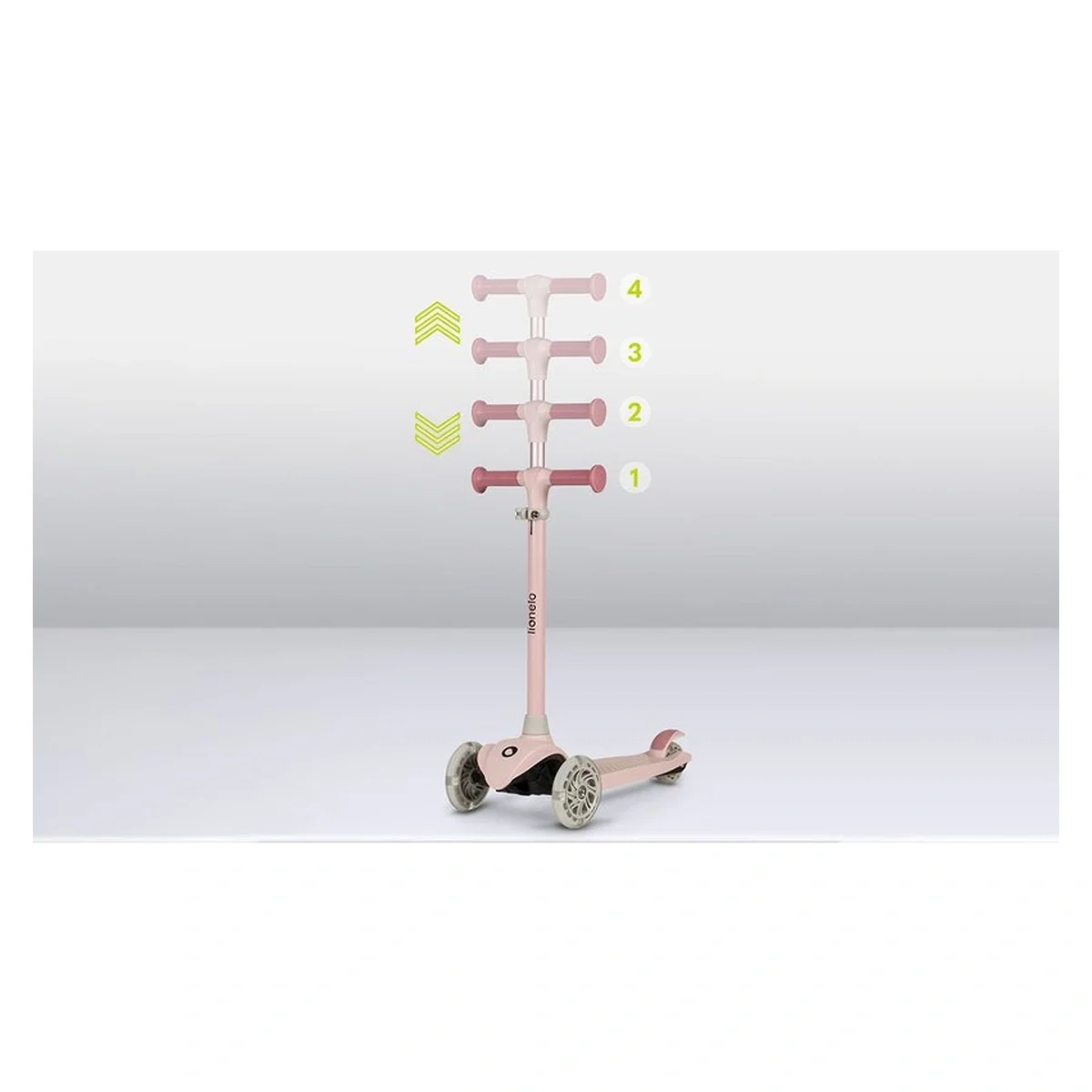 Trotineta, Lionelo, Jessy, Pana la 50 Kg, lumini LED, 3 ani+, Roz [13]