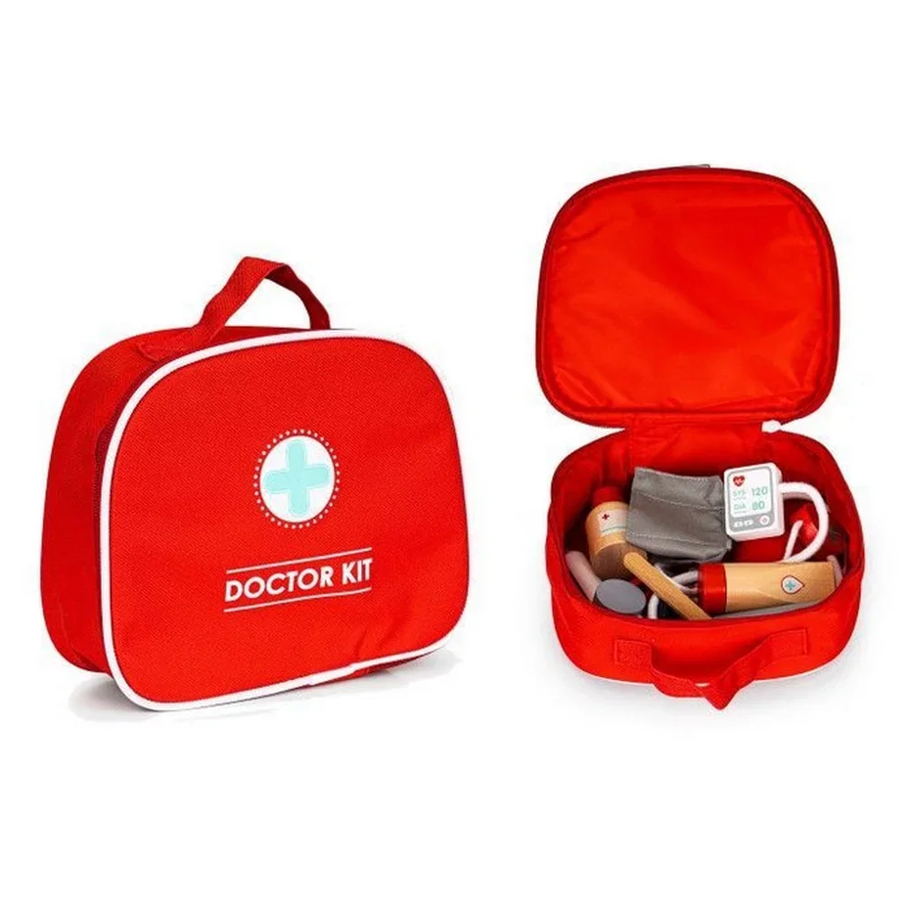 Trusa medicala cu 9 elemente din lemn Ecotoys 3 ani [4]