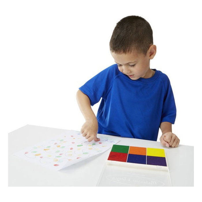 Tusiera Curcubeu cerneala nontoxica Melissa & Doug [4]